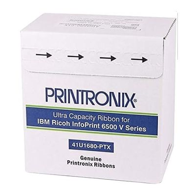 Printronix 41U1680-PTX Δύο σπείρες κορδέλα 6-pack μαύρο ASIN B016GNX96G έτοιμο για αποστολή
