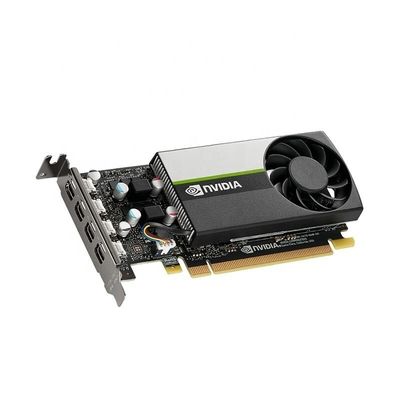 Χειροκροτητής ανεμιστήρα NVIDIA T1000 4G GDDR6 GPU 128-bit Διασύνδεση μνήμης PCI Express 3.0 x 16