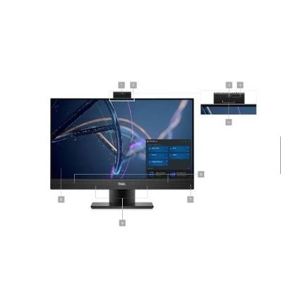 Μαύρος DELL OptiPlex 7400 All In One επιτραπέζιος υπολογιστής με GDDR4 μνήμη βίντεο