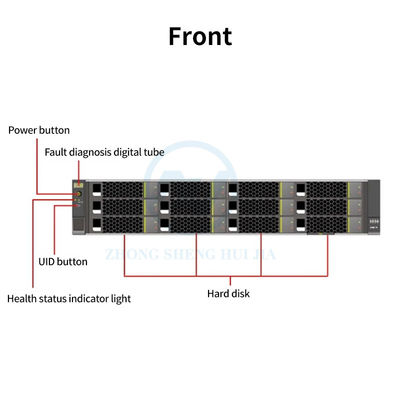 Ιδιωτικός Mold Huawei 2288H V6 Rack Server με Intel Xeon Gold 5318N και 32G μνήμη