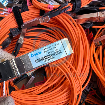 Χρησιμοποιημένο καλώδιο AOC SFP 10G 3M άμεσης σύνδεσης με οπτική ίνα για χωρητικότητα διακόπτη 10GB