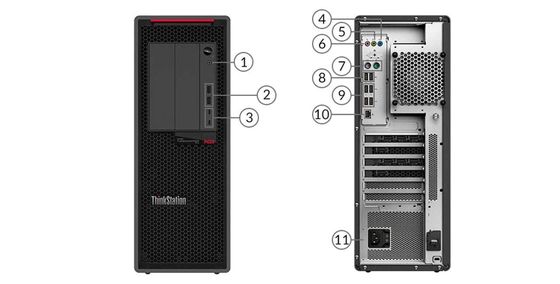 Lenovo Thinkstation p620 Εργασιακό Σταθμό για Γραφικό Σχεδιασμό 7200 Rpm Γρήγορος επεξεργαστής