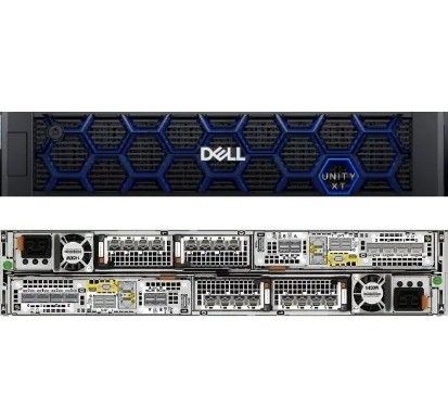 Dell EMC Unity XT380 4x1.2TB Διαδικτυακή αποθήκευση 2U Rack Server με παροχή ενέργειας 580W
