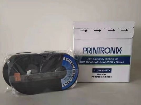 Printronix 41U1680-PTX Δύο σπείρες κορδέλα 6-pack μαύρο ASIN B016GNX96G έτοιμο για αποστολή