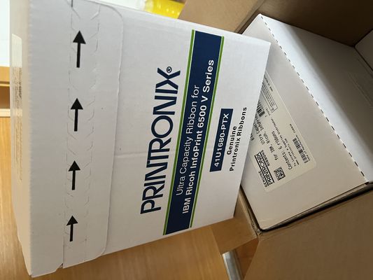 Printronix 41U1680-PTX Δύο σπείρες κορδέλα 6-pack μαύρο ASIN B016GNX96G έτοιμο για αποστολή