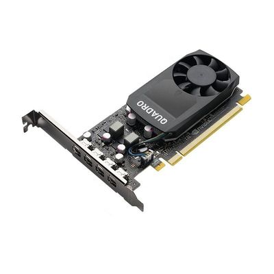 Χειροκροτητής ανεμιστήρα NVIDIA T1000 4G GDDR6 GPU 128-bit Διασύνδεση μνήμης PCI Express 3.0 x 16