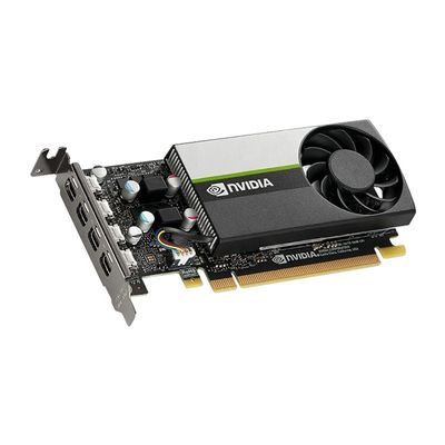 Χειροκροτητής ανεμιστήρα NVIDIA T1000 4G GDDR6 GPU 128-bit Διασύνδεση μνήμης PCI Express 3.0 x 16