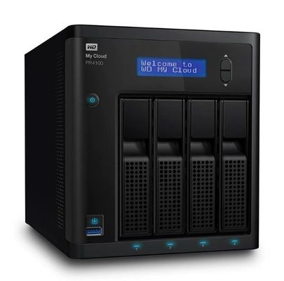 WD Western data My Cloud Pro PR4100 NAS Δίκτυο αποθήκευσης 4 δίσκων WDBNFA0000NBK Υψηλή χωρητικότητα