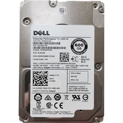 Επιχειρηματική απόδοση 15k HDD V5 600G 15K SAS 2.5 ST600MP0005 σκληρός δίσκος 04HGTJ