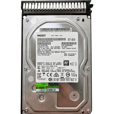 2TB 3,5' 7200RPM 12G SAS Server Δικτυακές μονάδες H3C P/N 0F22799 Μέσος χρόνος αναζήτησης 4,9ms