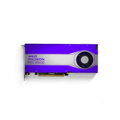 Κάρτα γραφικών επιφάνειας εργασίας AMD Radeon PRO W6600 με μέγιστο εύρος ζώνης μνήμης έως 224 GB/s