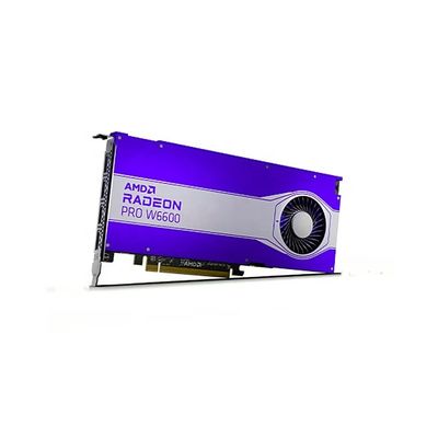 Κάρτα γραφικών επιφάνειας εργασίας AMD Radeon PRO W6600 με μέγιστο εύρος ζώνης μνήμης έως 224 GB/s